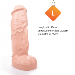 Dildo Zac HT27F 22 cm Dildo Zac HT27F 22 cm